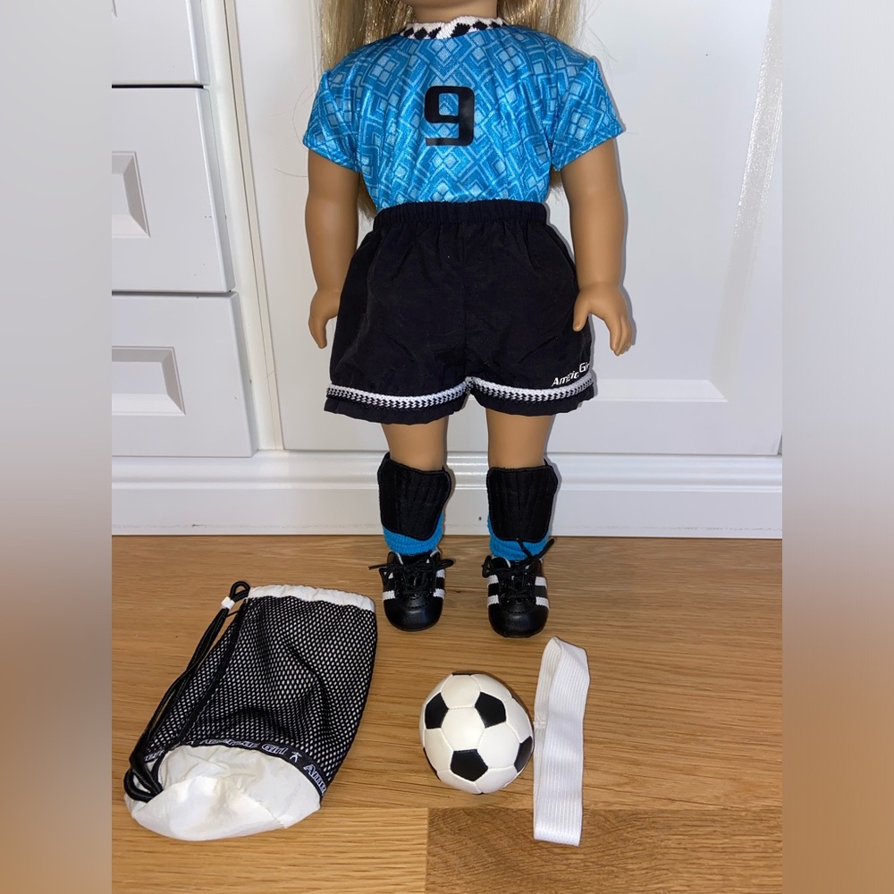American Girl Doll soccer set